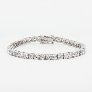 أسوارة تنس فضة سيزي دائري – شنكار (4 ملي)