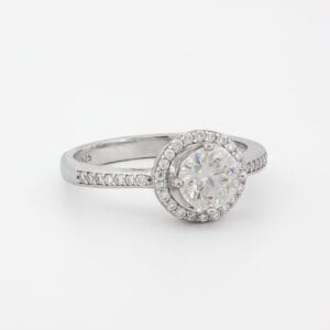 هالو موزنايت ,خاتم فضة