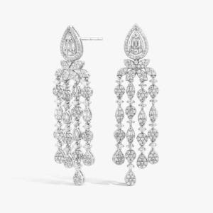 دمعة ثريا ، زوج حلق فضة