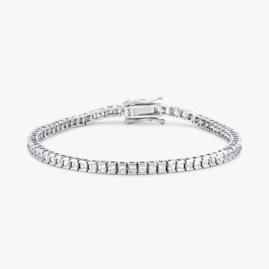 أسوارة تنس فضة سيزي مربع – إطار (2 ملي)