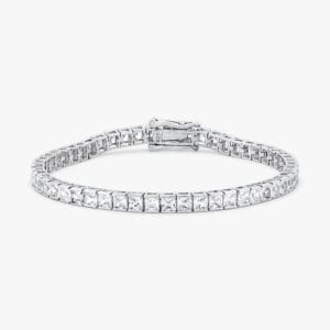 أسوارة تنس فضة سيزي مربع – إطار (3 ملي)