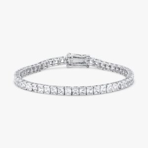 أسوارة تنس فضة سيزي مربع – إطار (3 ملي)