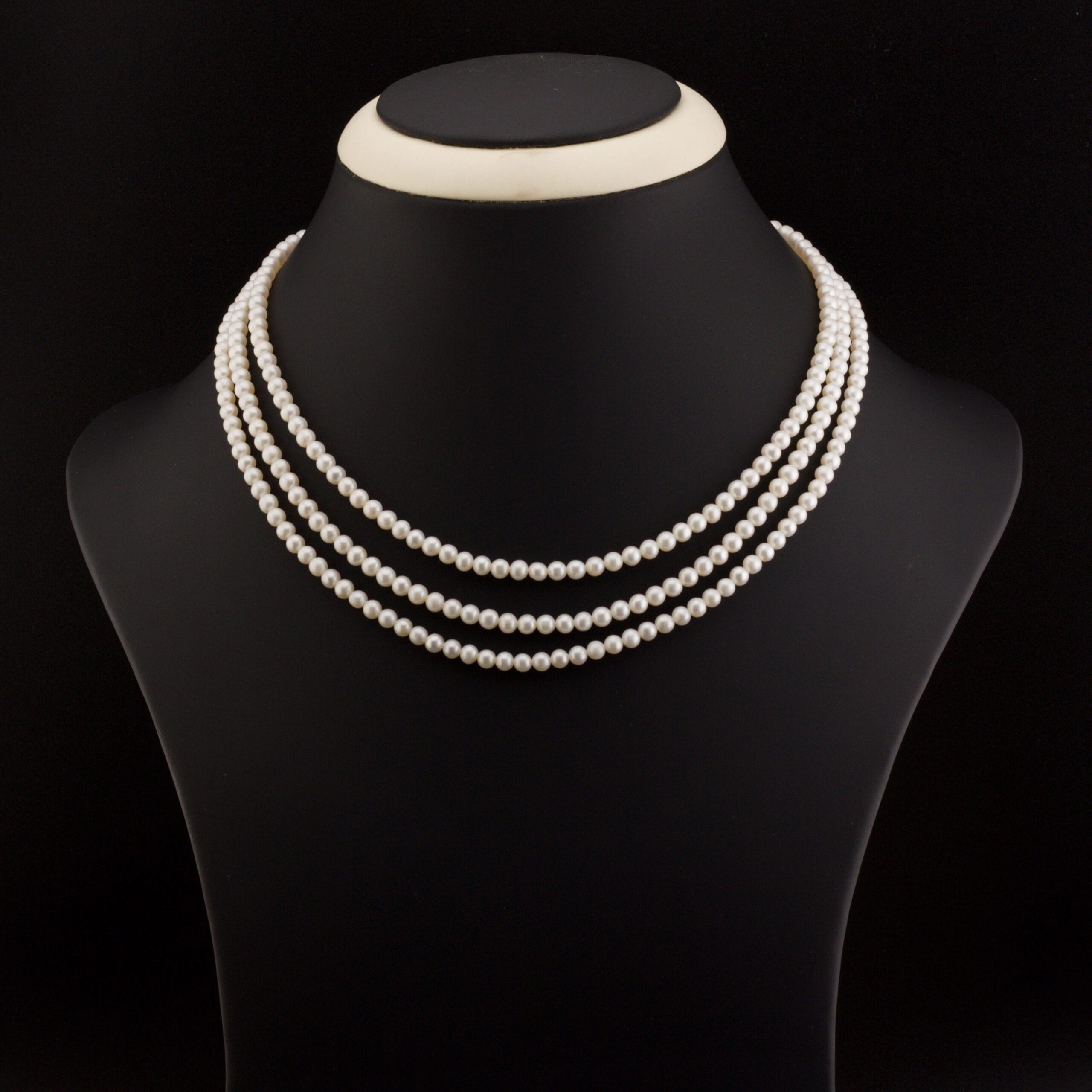 4 ملي 17 انش ثلاثي الأدوار ، عقد لؤلؤ - الصورة 3