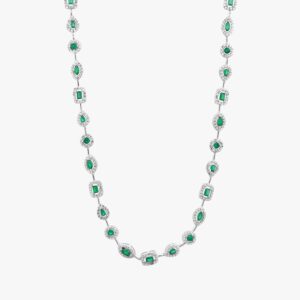 شذى هالو (أخضر) ، عقد فضة