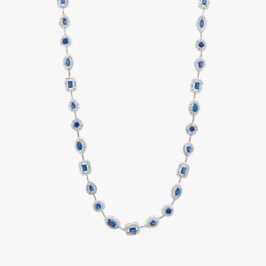 شذى هالو (أزرق) ، عقد فضة