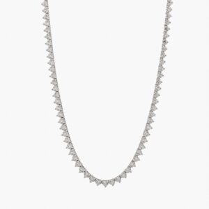 عقد تنس (42 سم) ، عقد فضة شنكار ثلاثي