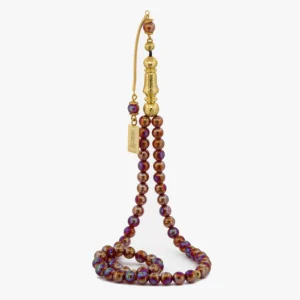 مسباح حجر الجارنت (راينبو) مع فضة مذهبة