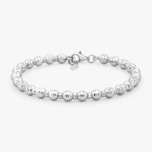 أسوارة فضة خرز تصميم الديسكو