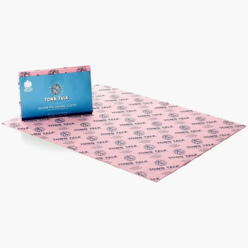 فوطة تنظيف الفضة وتلميع الفضة الأصلية مقاس كبير